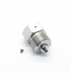 Соединение высокого давления 3/8"F-3/8"M, адаптер, сменный конус и фильтр, 38F-38MHP